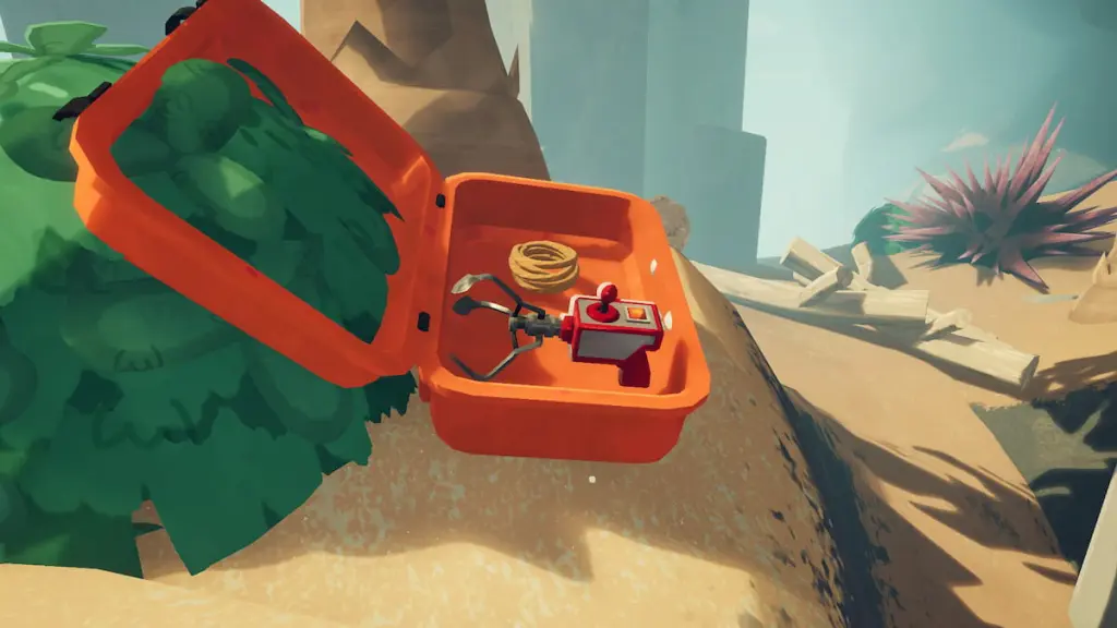 PEAK Rescue Claw dentro de uma mala de bagagem