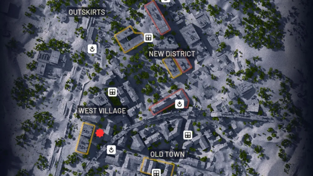 Gradioso Apartments mapeia localização em Buried City em ARC Raiders
