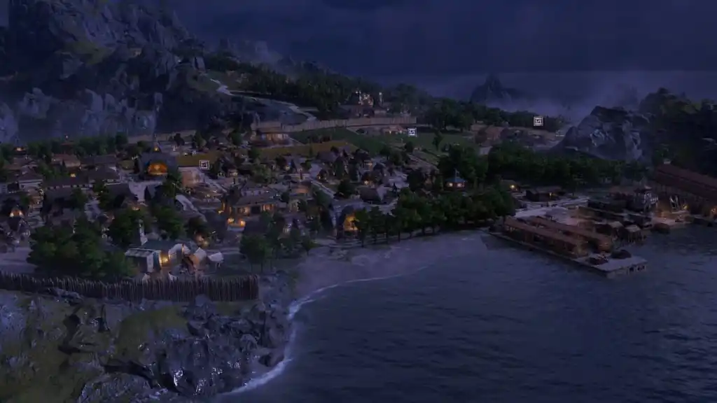 Uma cidade celta em Anno 117 Pax romana.