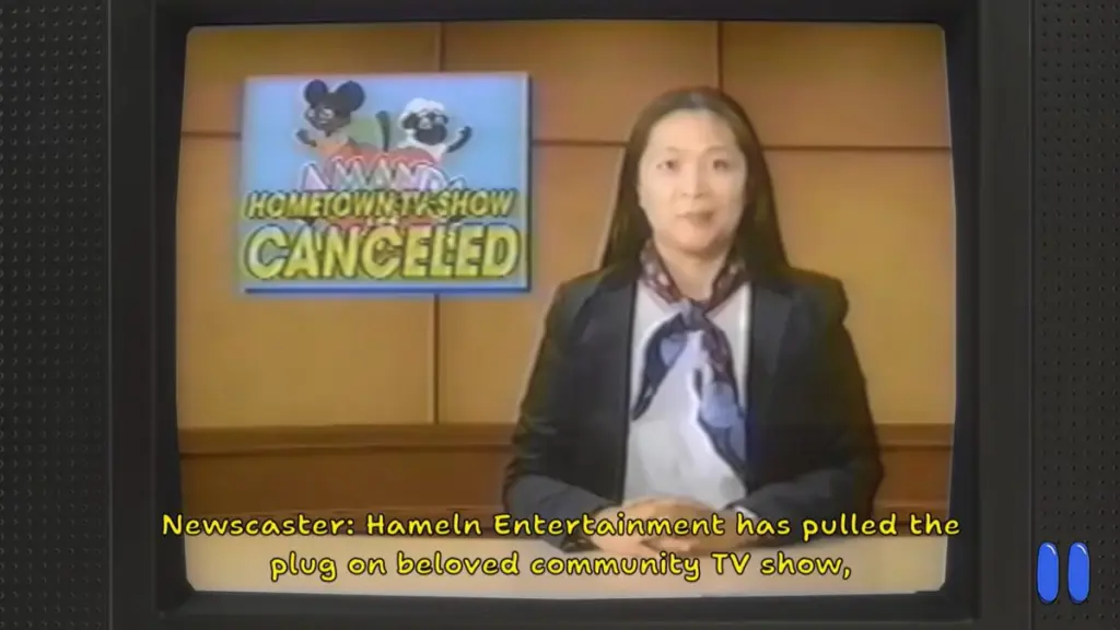 Apresentadora sobre o cancelamento do programa de TV Amanda, a Aventureira