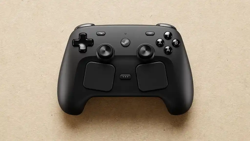 O controlador Steam da Valve. 