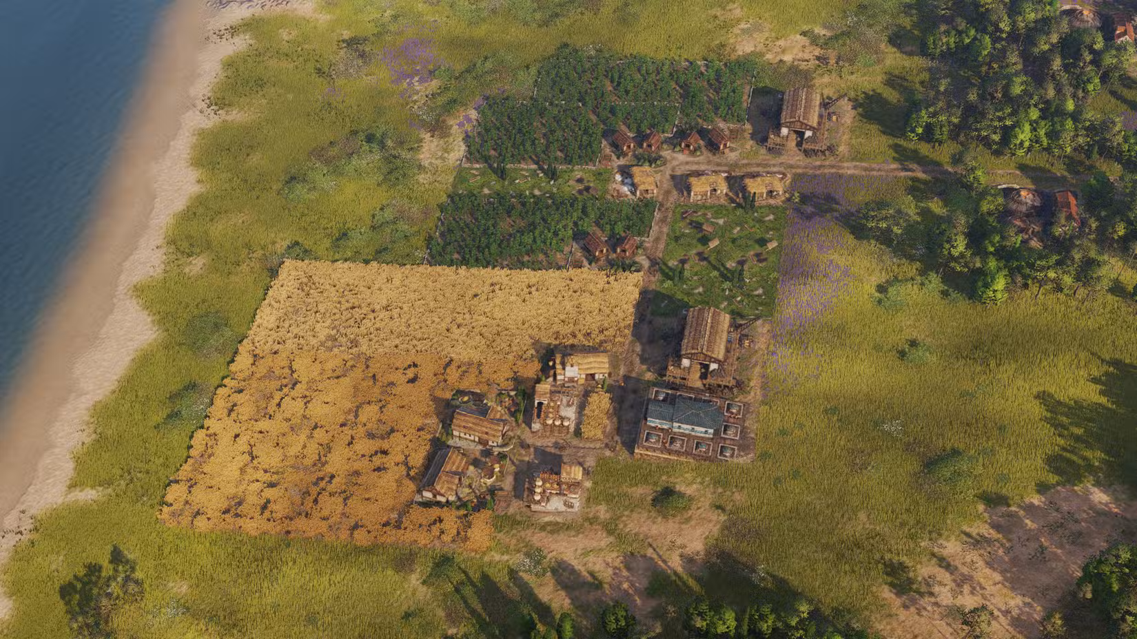 Edifícios de produção agrícola em Anno 117: Pax Romana.