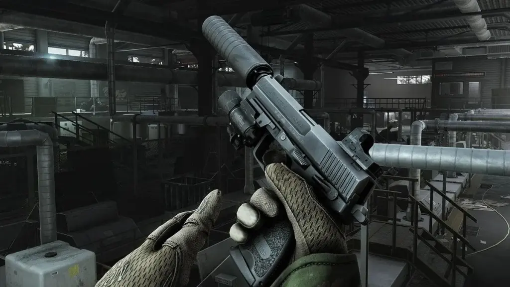 A arma USP 45 Classic em Escape from Tarkov.