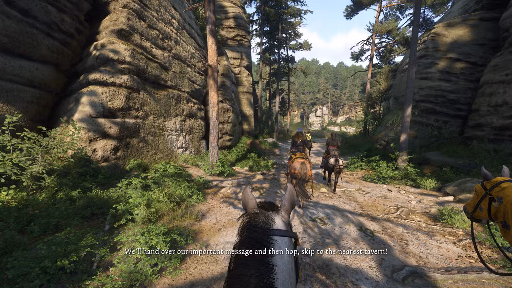 Cavaleiros em Kingdom Come: Deliverance 2.