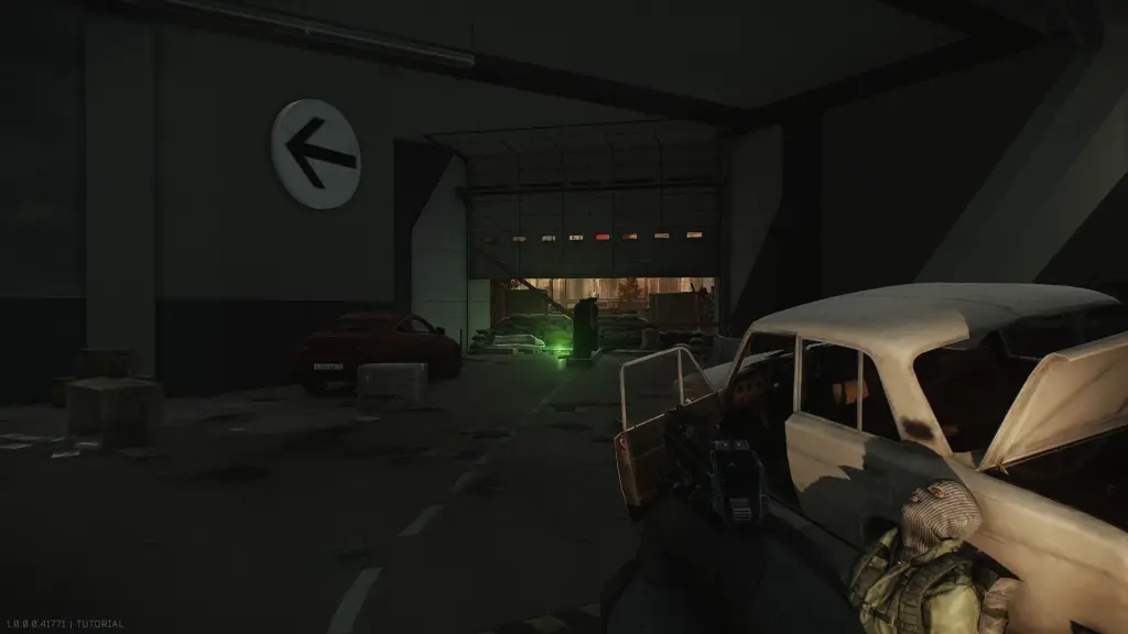 Escapando do estacionamento
