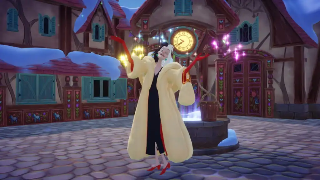 Cruella no Vale Dreamlight da Disney