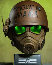Capacete vestível de batalha Fallout Desert Ranger