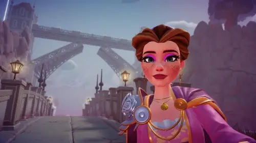 ponte de ferro no vale do Disney Dreamlight