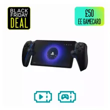 PlayStation Portal Remote Player em Midnight Black pacote de 24 meses com £ 50 EE GameCard e mais