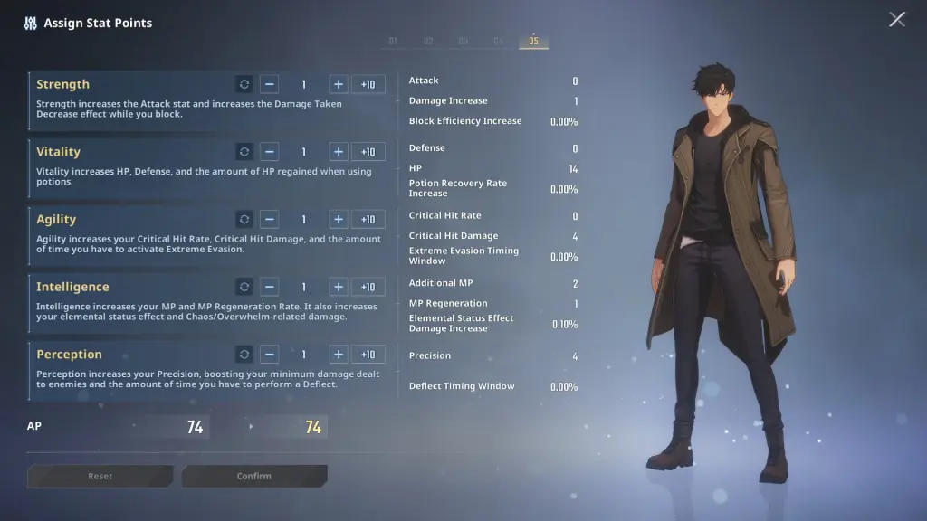 Árvore de habilidades de Sung Jinwoo em Solo Leveling Arise Overdrive