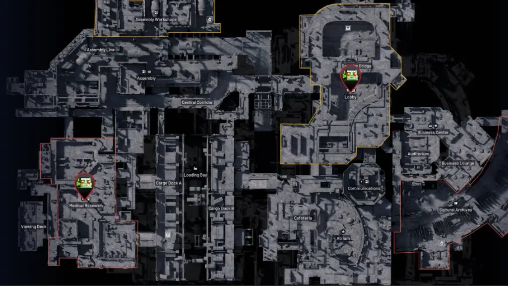 Renderização 3D parcial de Stella Montis em ARC Raiders. 