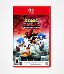 Gerações Sonic X Shadow (Switch 2, Switch, PS5, XSX)