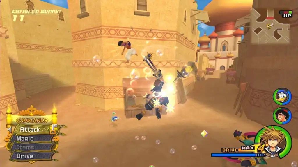 Jogabilidade de Kingdom Hearts