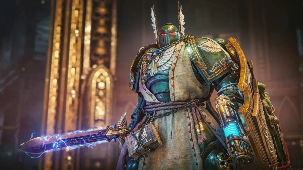 Pacote de cosméticos Space Marine 2 Dark Angels.