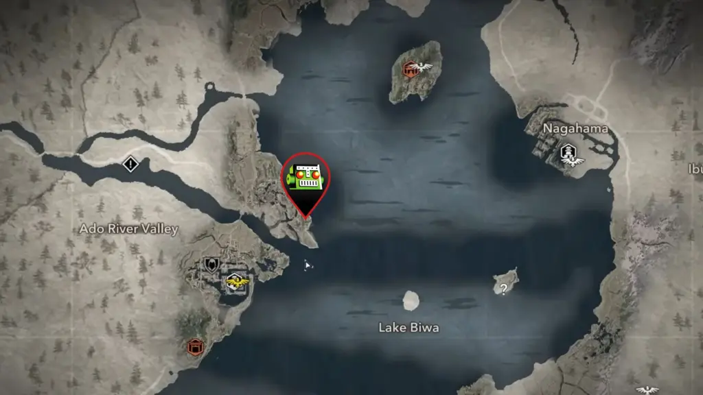 Localização do Glifo da Maré