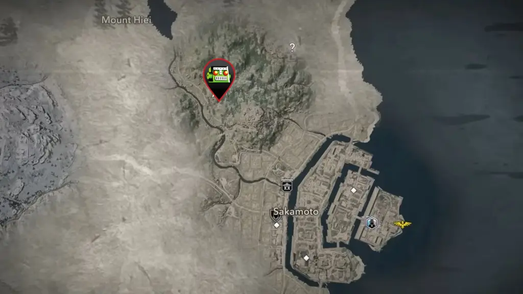 Localização da Torre de Vigia Glyph