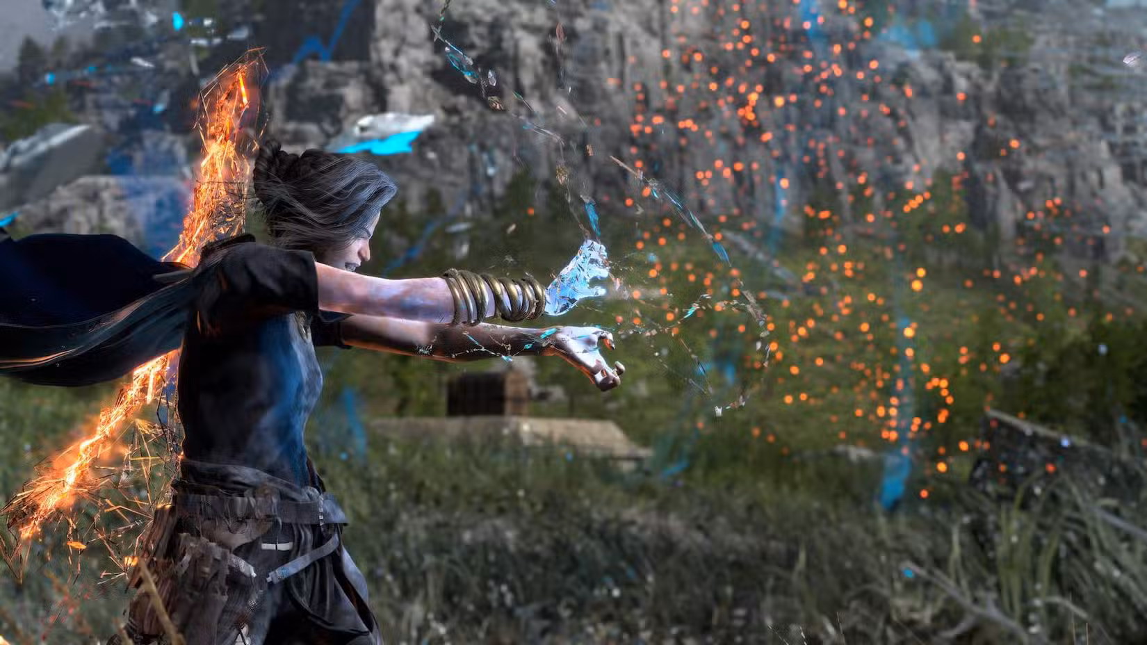 Frey lança um feitiço em Forspoken