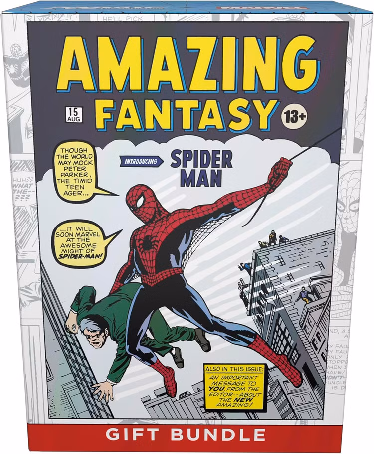 pacote de presente do homem aranha