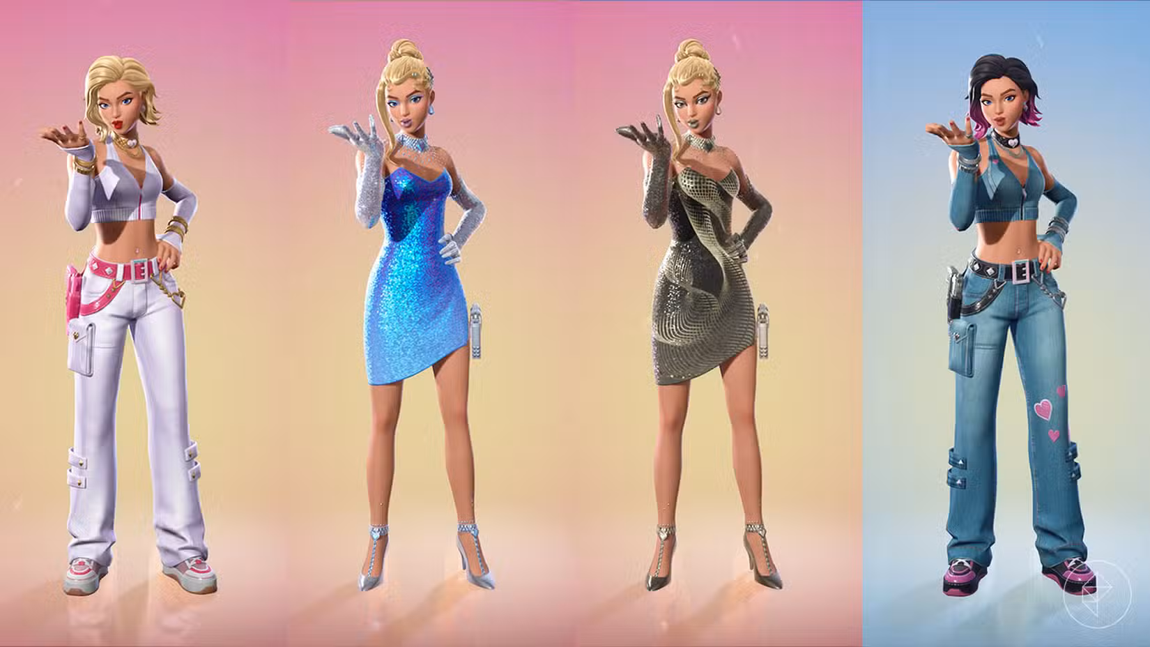 Pele e estilos de Cat Holloway do Capítulo 7, Temporada 1, Fortnite Battle Pass.