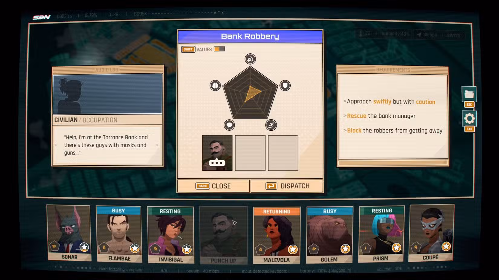 Como o Dispatch sobreviveu ao COVID 19 e evoluiu para um jogo familiar do tipo Telltale