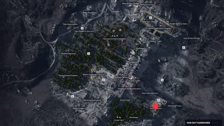 Localização de testes e construção de anexos em ARC Raiders