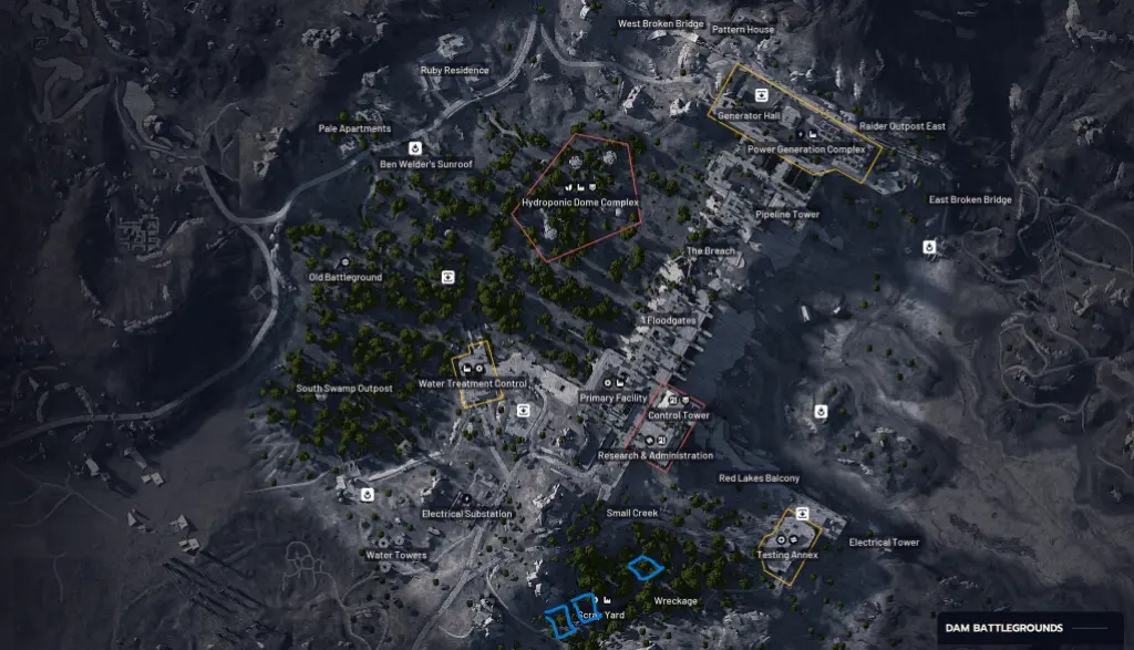 Localização dos itens da missão Broken Monument em ARC Raiders