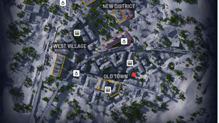 Localização da Torre Vermelha em ARC Raiders