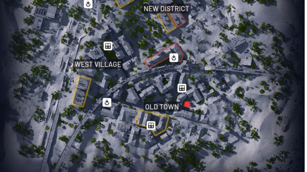 Localização da Torre Vermelha em ARC Raiders