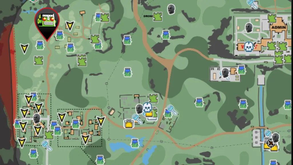 Localização da Moldy House em Escape from Tarkov