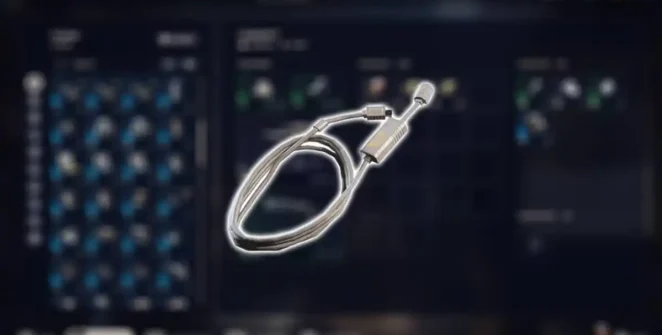 Um cabo de alimentação em ARC Raiders sobreposto a uma tela de inventário.