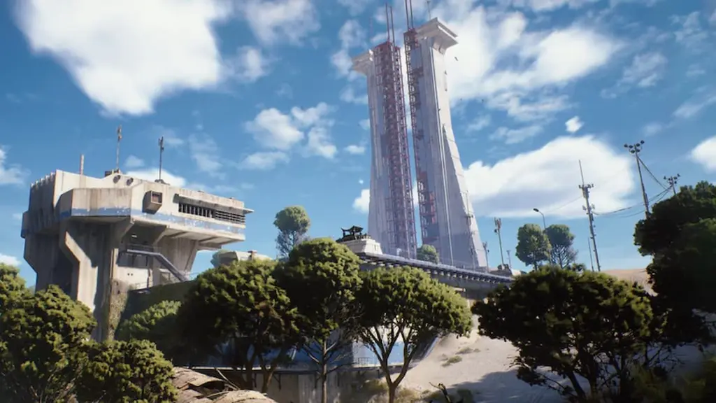 Torre do Porto Espacial em ARC Raiders