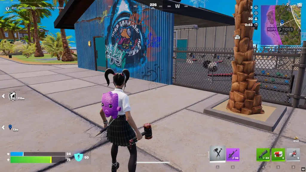 Peça de ônibus personalizada em Fortnite