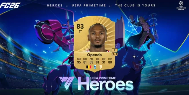 Cartão base de Lois Openda no FC 26 Ultimate Team
