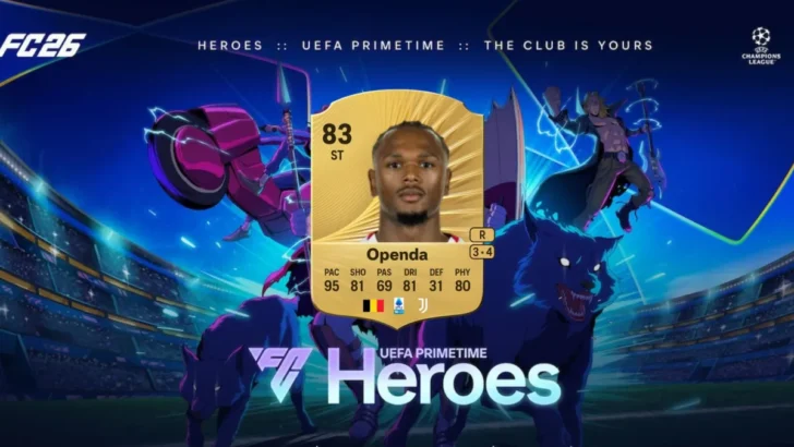 Cartão base de Lois Openda no FC 26 Ultimate Team