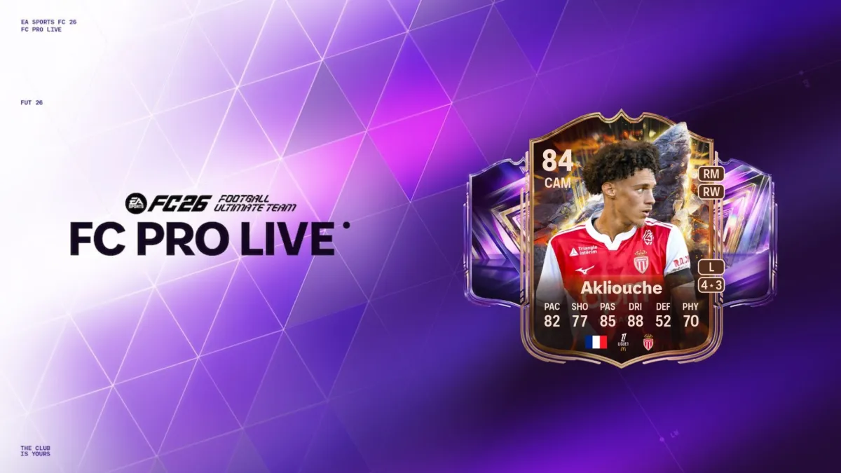 Item Akliouche Cornerstones no FC 26 Ultimate Team