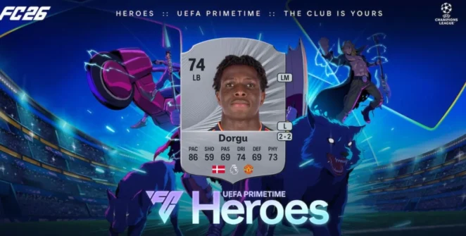 Cartão base de Dorgu no FC 26