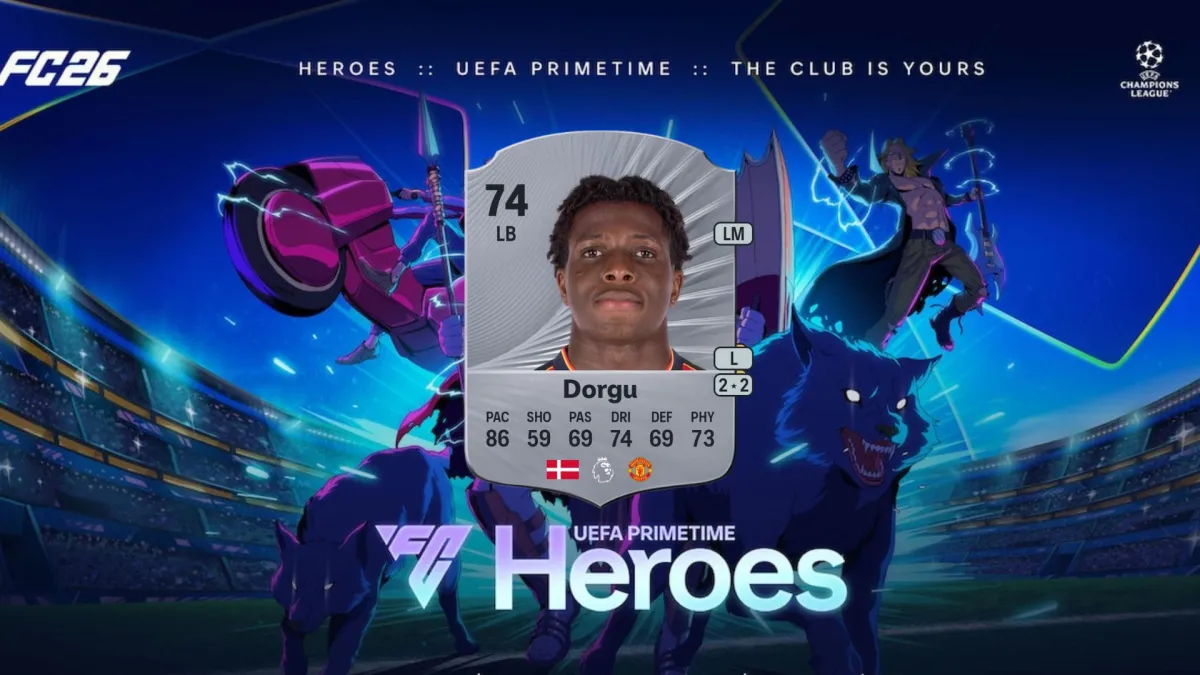 Cartão base de Dorgu no FC 26