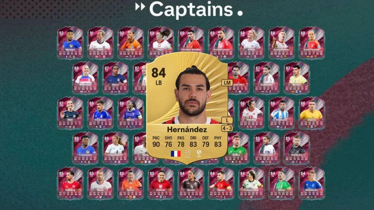 Cartão base de Theo Hernandez no FC 26 Ultimate Team