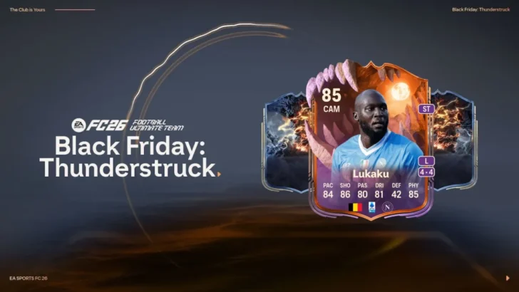 Cartão Lukaku Ultimate Scream no FC 26