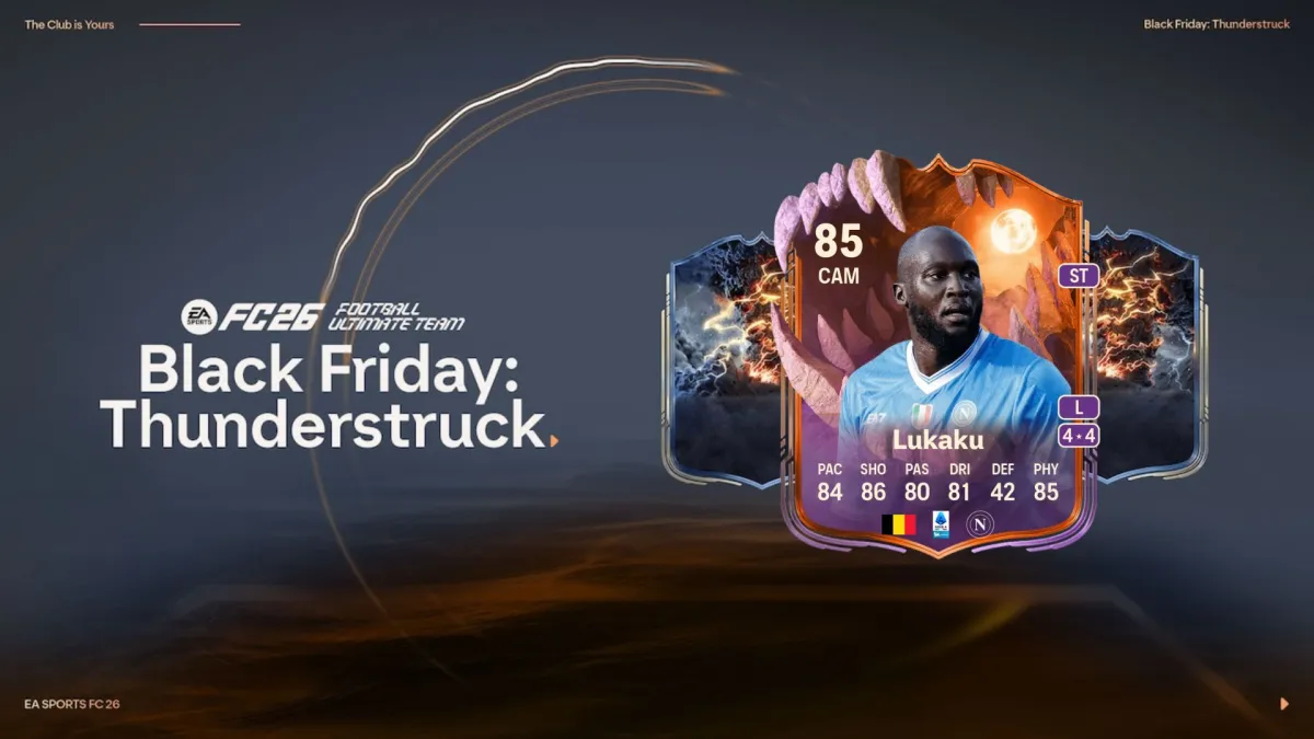 Cartão Lukaku Ultimate Scream no FC 26
