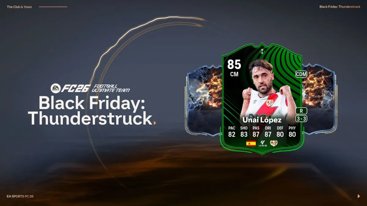 Cartão de Unai Lopez Primetime no FC 26 Ultimate Team