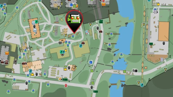 Localização do Bunkhouse de Reshala em Escape from Tarkov