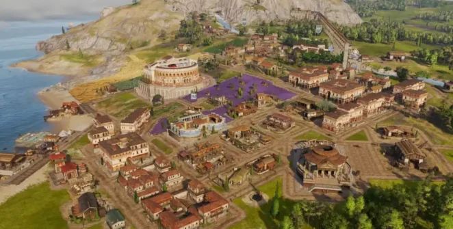 Uma cidade romana em Anno 117 Pax Romana.