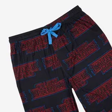 Calça de pijama masculina com logotipo de Stranger Things