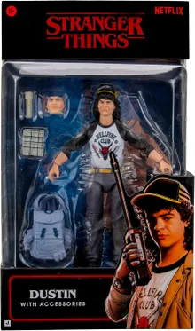 Figura de colecionador de cabeça para baixo de Dustin Henderson 