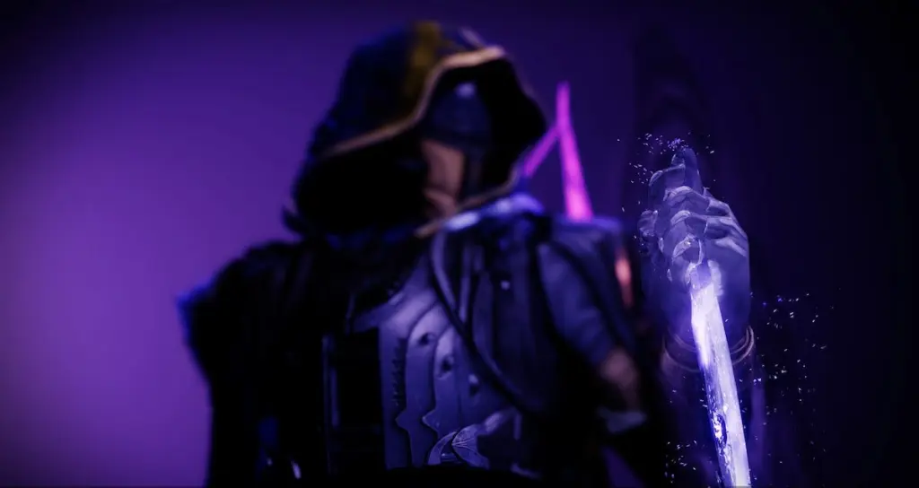Um Caçador do Vazio em Destiny 2: Renegados.