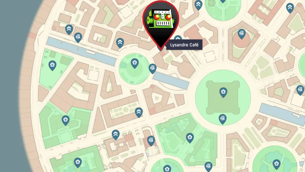 Localização do Lysandre Cafe em Pokémon Legends ZA