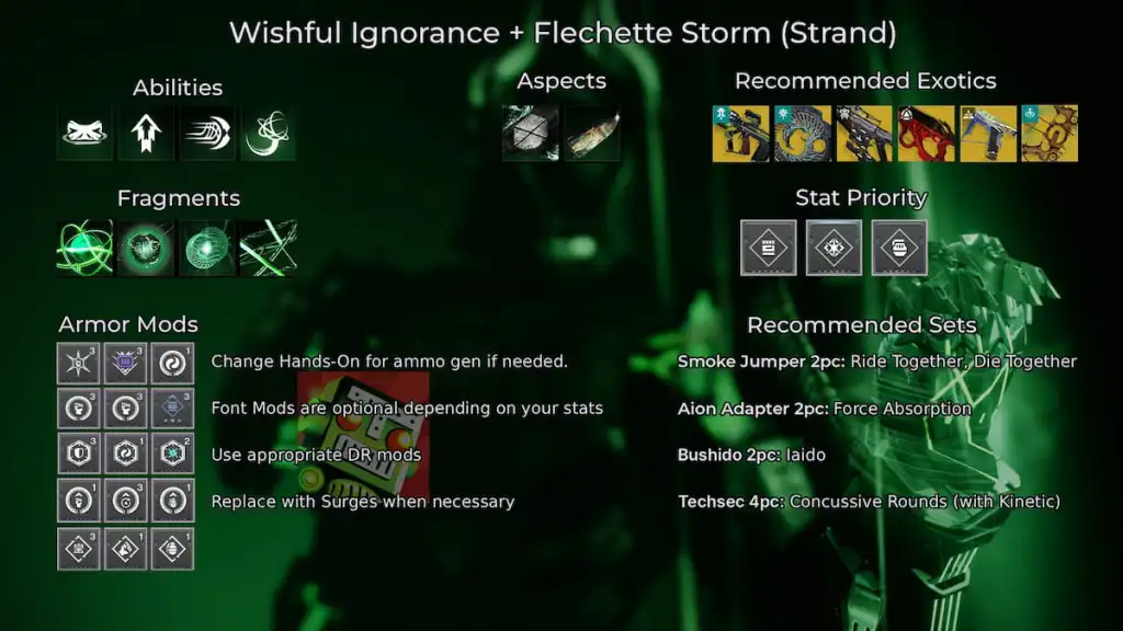 Uma versão Titan de Destiny 2 para Renegados usando Flechette Storm e Wishful Ignorance.