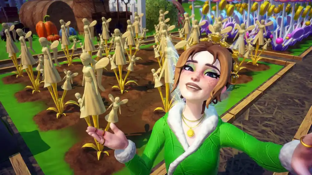 Campo de fadas kamut no vale do dreamlight da Disney