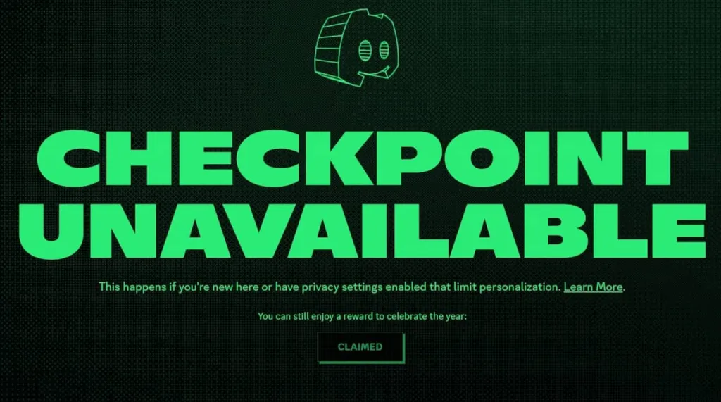Ponto de verificação do Discord indisponível